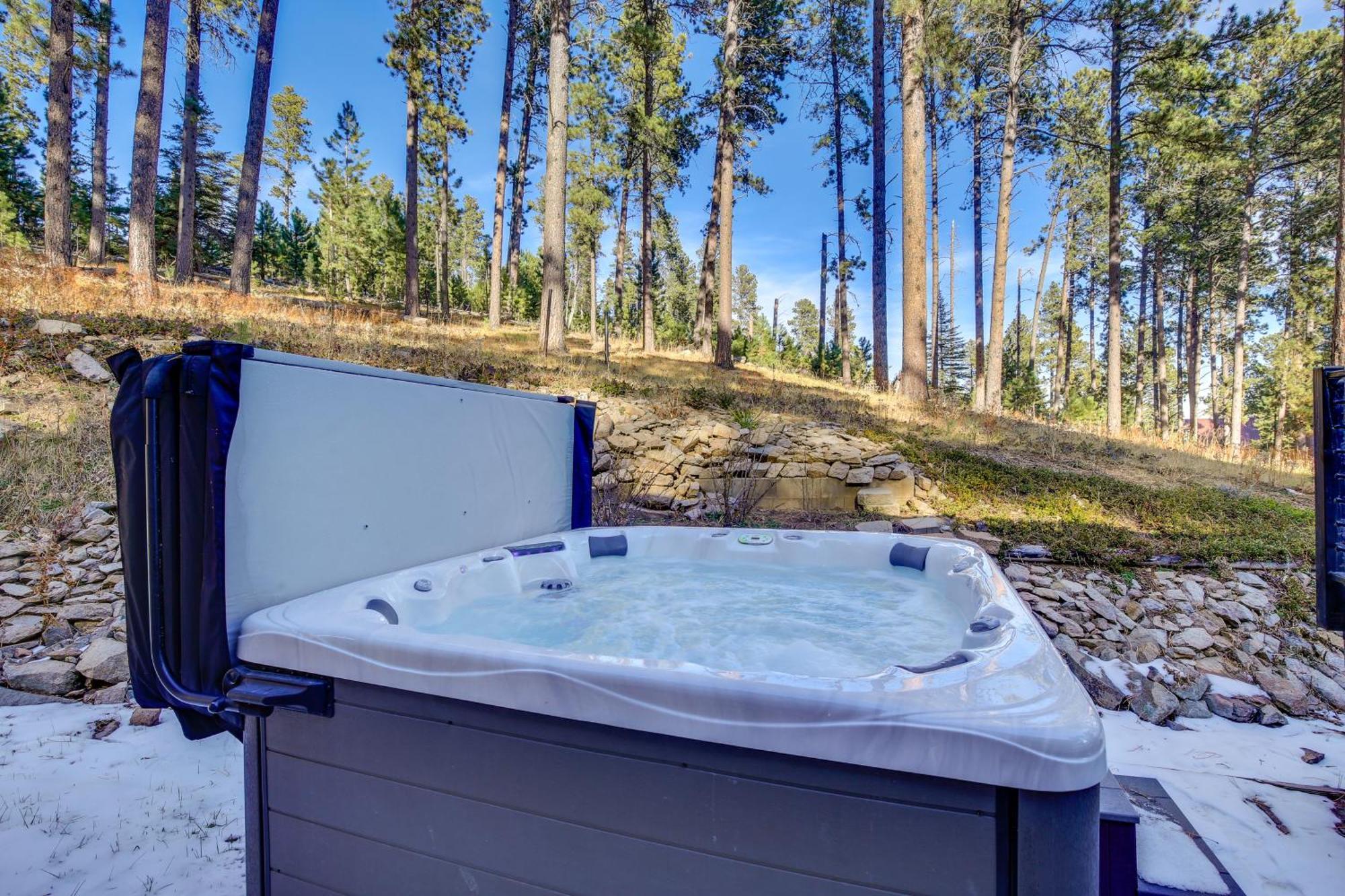 Modern Lead Cabin With Private Hot Tub And Fireplace! Exterior foto