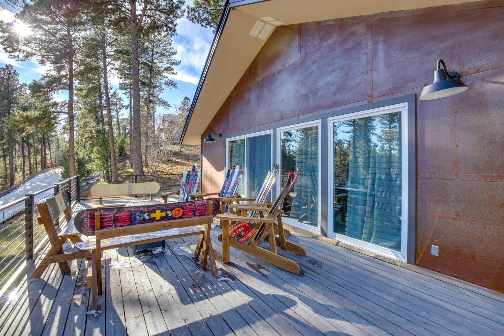 Modern Lead Cabin With Private Hot Tub And Fireplace! Exterior foto